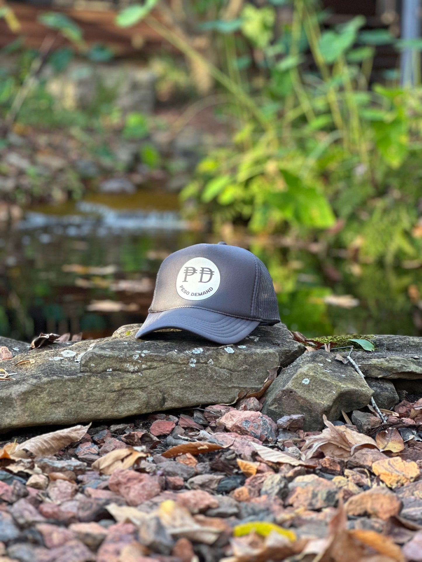 Peso Demand Emoji Trucker Hat