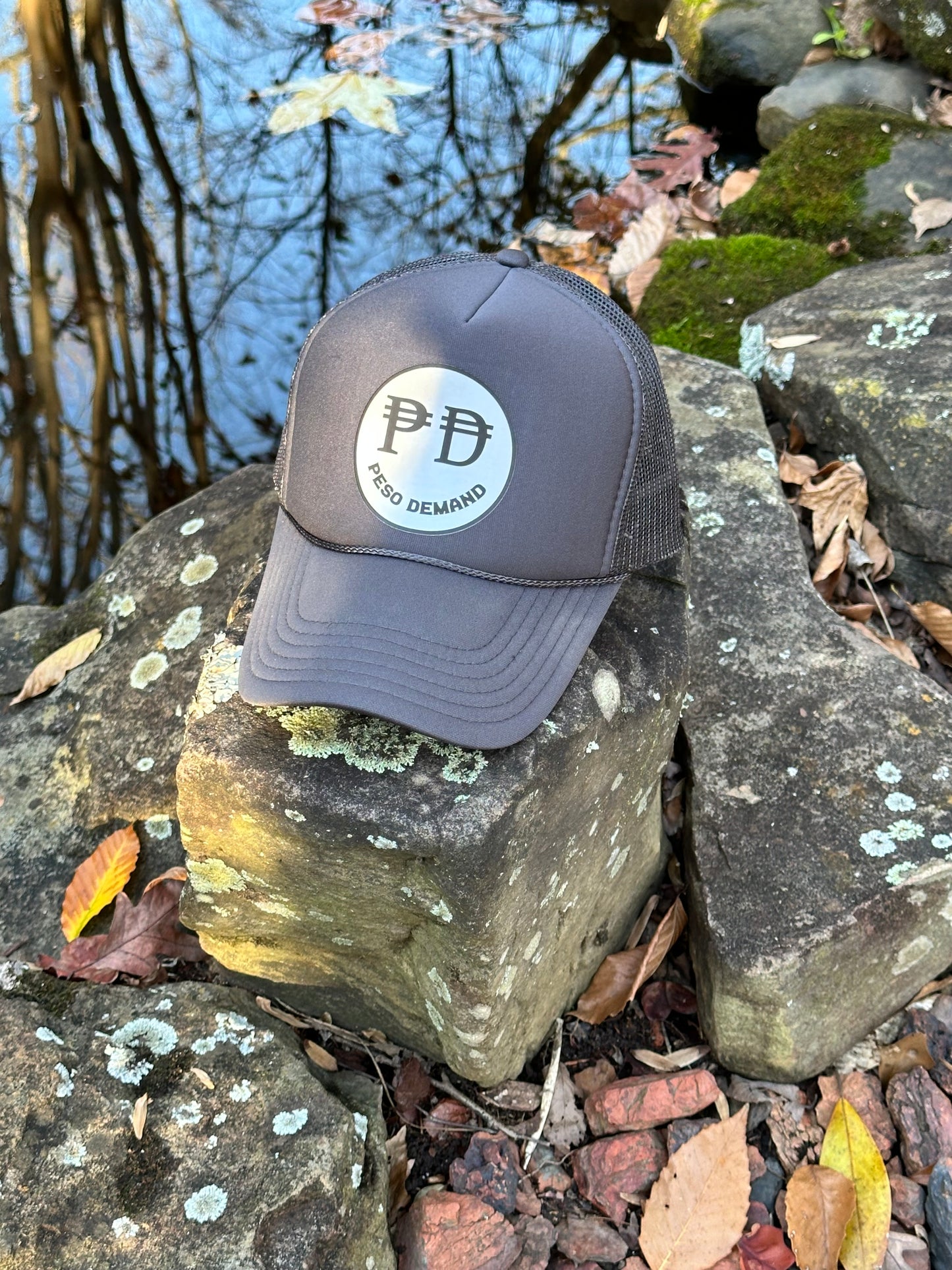 Peso Demand Emoji Trucker Hat
