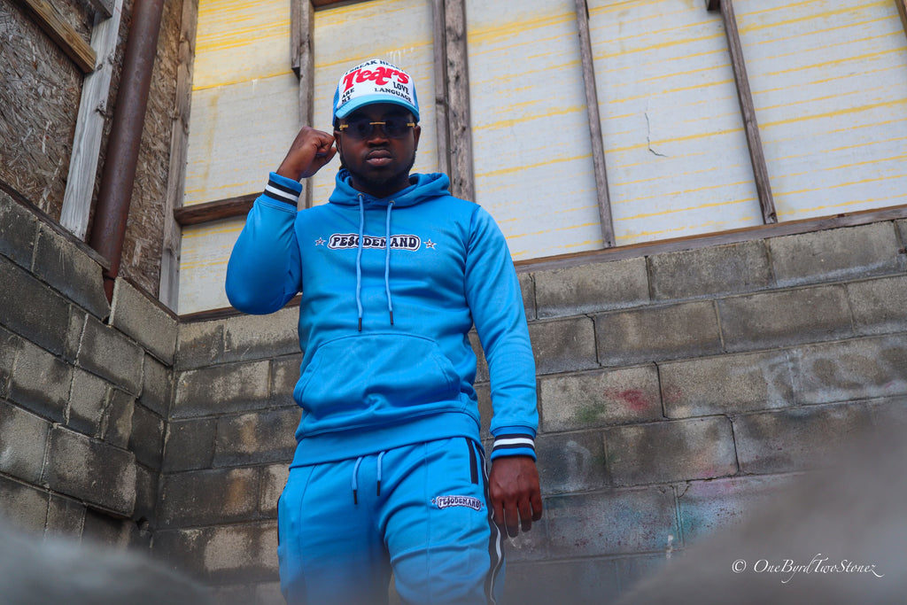 In Peso We Trust Hoodie & Stacked Pants Set
