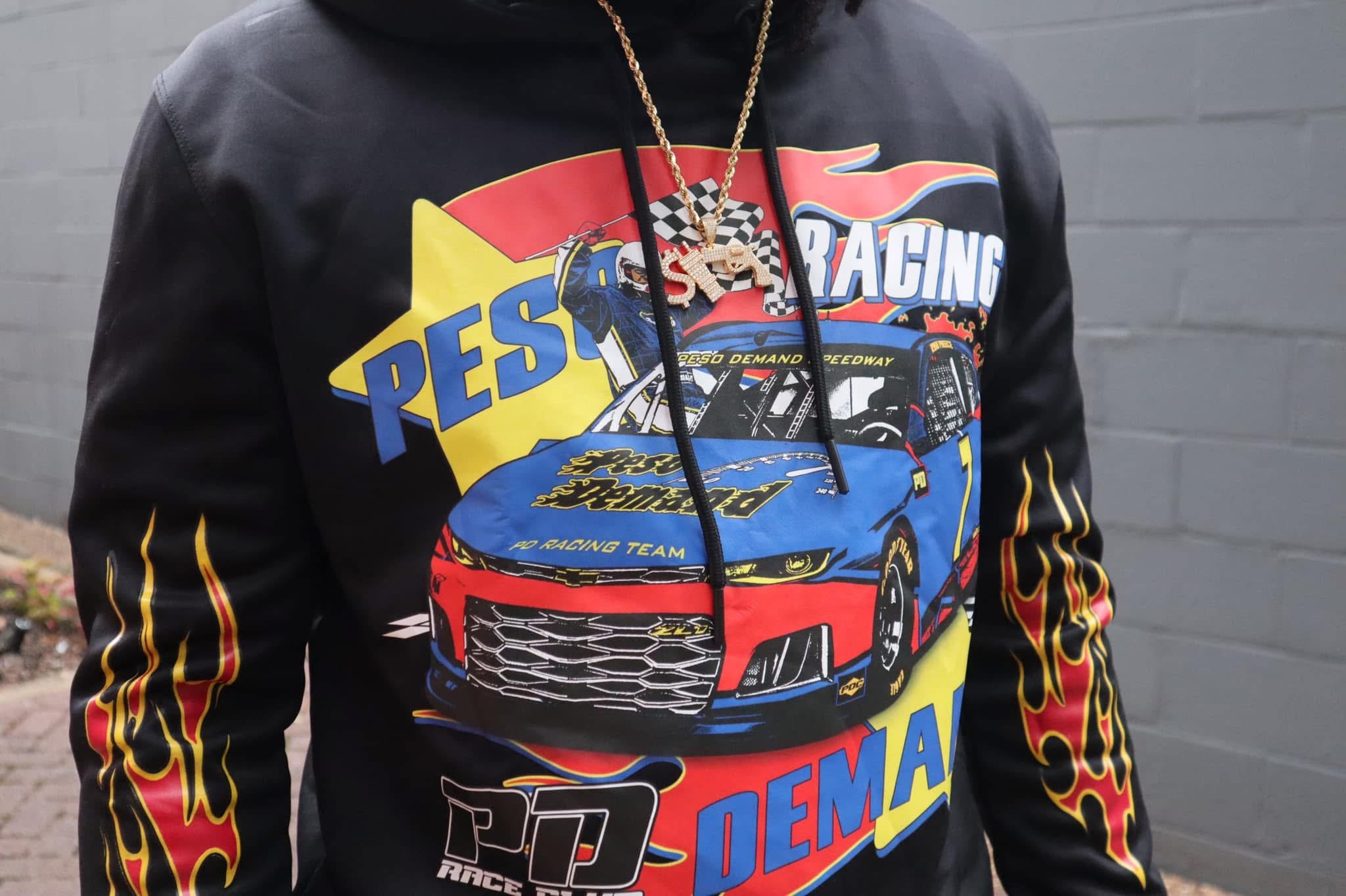 Peso Racing Flame Sweatshirt