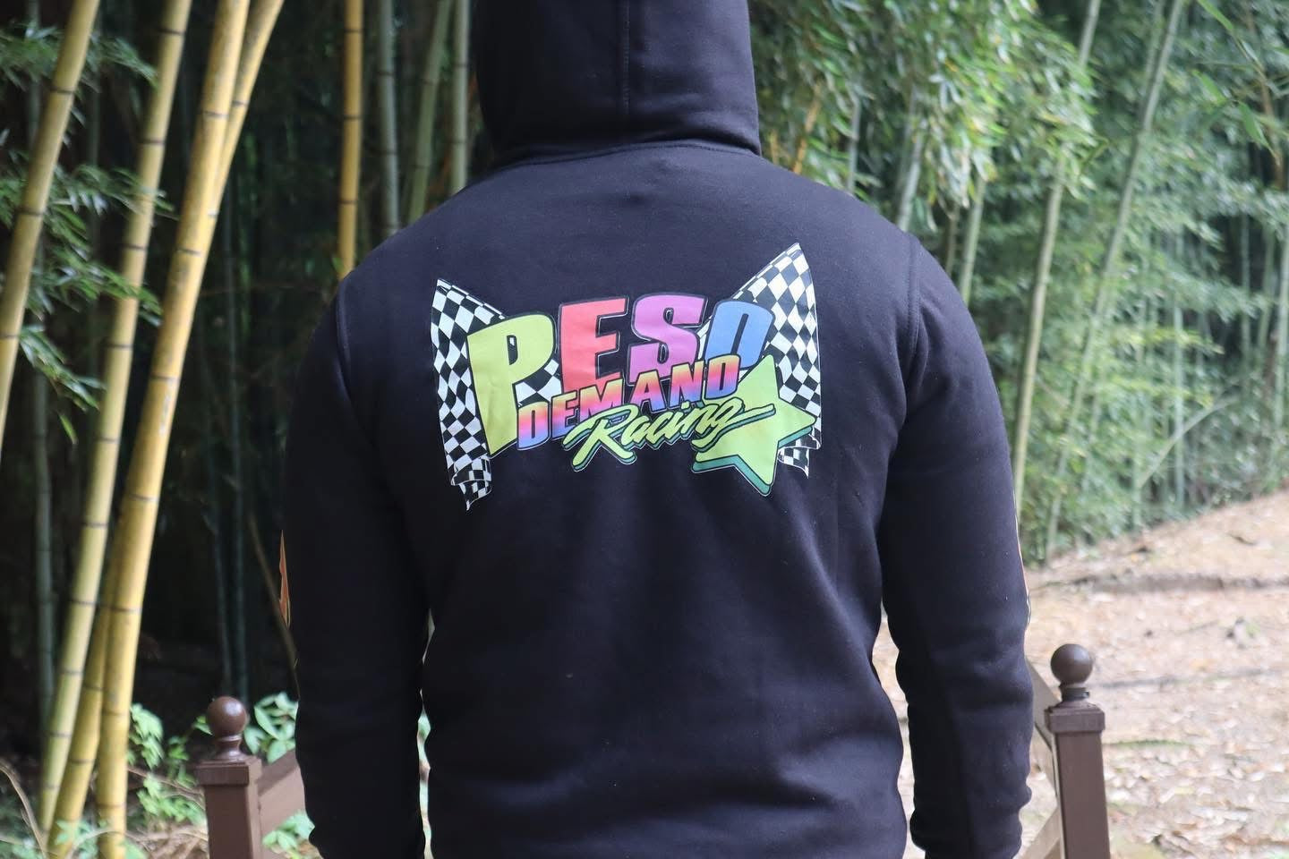 Flame Tri-Color Racing Hoodie